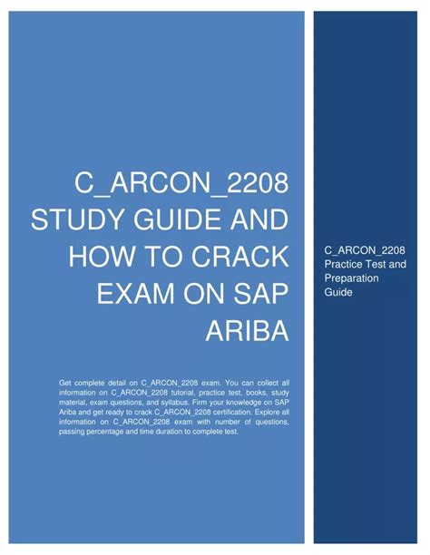C_ARCON_2208 Online Prüfung