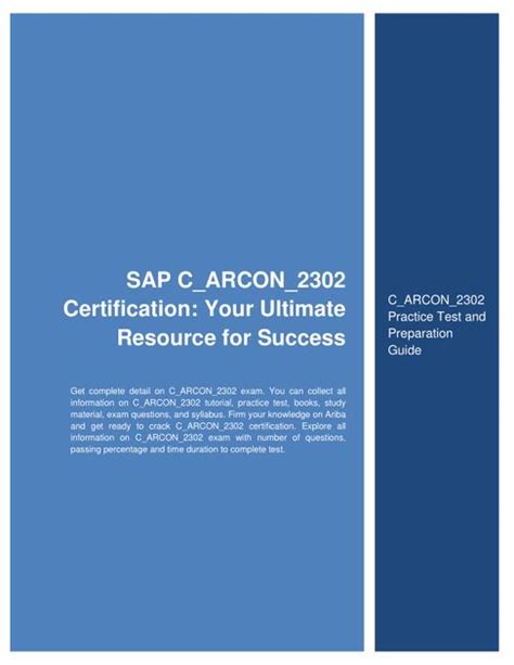 C_ARCON_2302 Zertifizierungsantworten