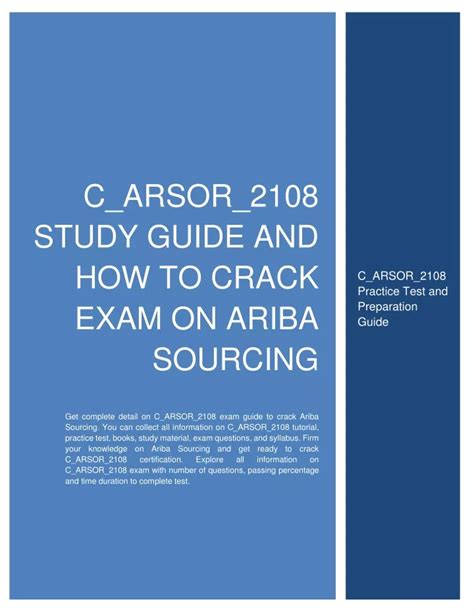 C_ARSCC_2108 Study Guide