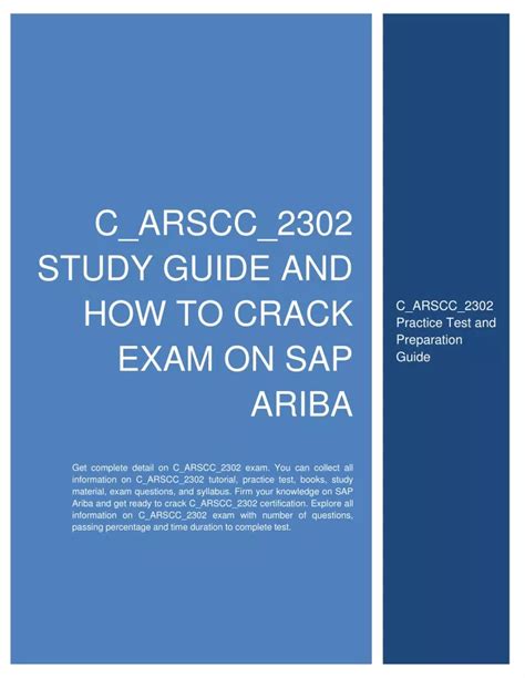 C_ARSCC_2302 Prüfungsübungen