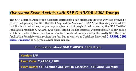 C_ARSOR_2208 PDF Testsoftware