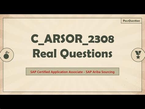 C_ARSOR_2308 Pruefungssimulationen