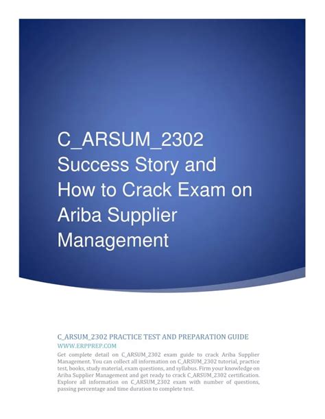 C_ARSUM_2302 Prüfungs Guide