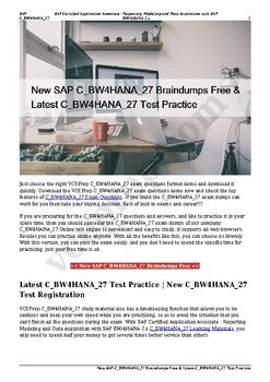 C_BW4HANA_27 PDF Testsoftware