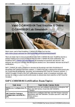 C_C4H450_04 Online Test