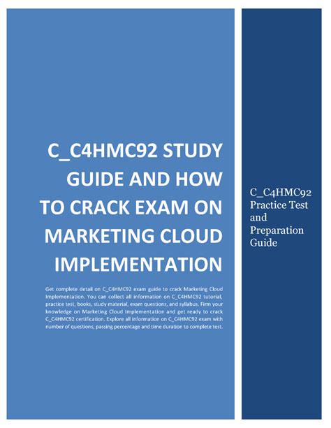 C_C4HMC92 Prüfungs Guide