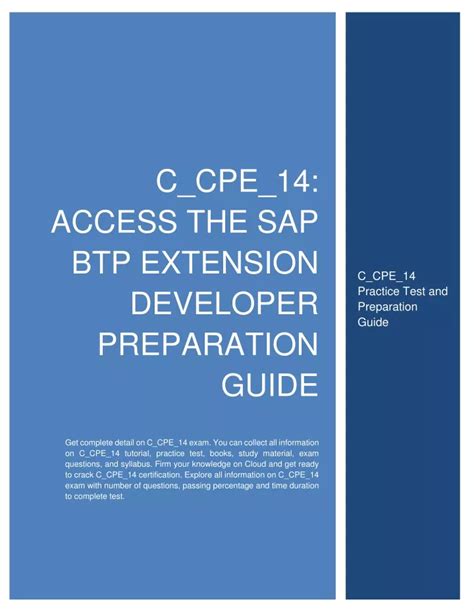 C_CPE_14 Prüfungs Guide