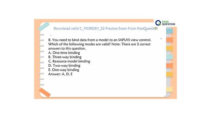 C_FIORDEV_22 Exam Quiz