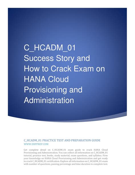 C_HCADM_01 PDF Demo