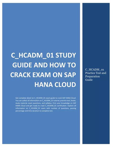 C_HCADM_01 Prüfungs Guide