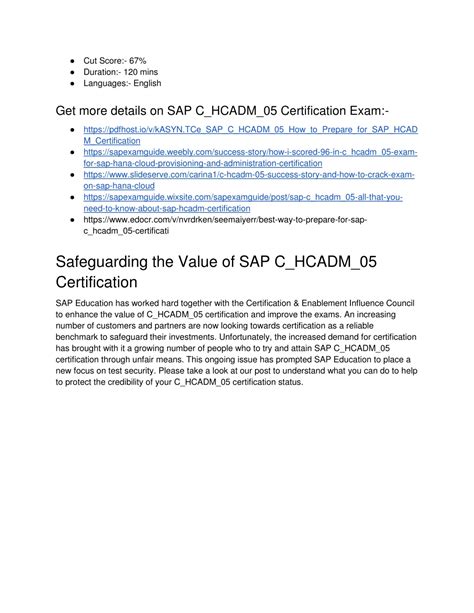 C_HCADM_05 Zertifizierungsantworten