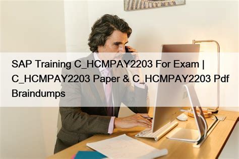 C_HCMPAY2203 Trainingsunterlagen