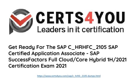 C_HRHFC_2105 Certification
