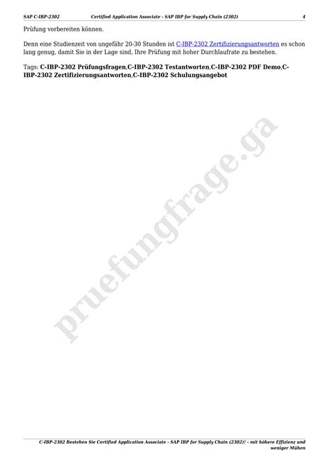 C_IBP_2302 Deutsch Prüfungsfragen