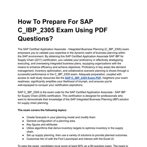 C_IBP_2305 Exam Fragen