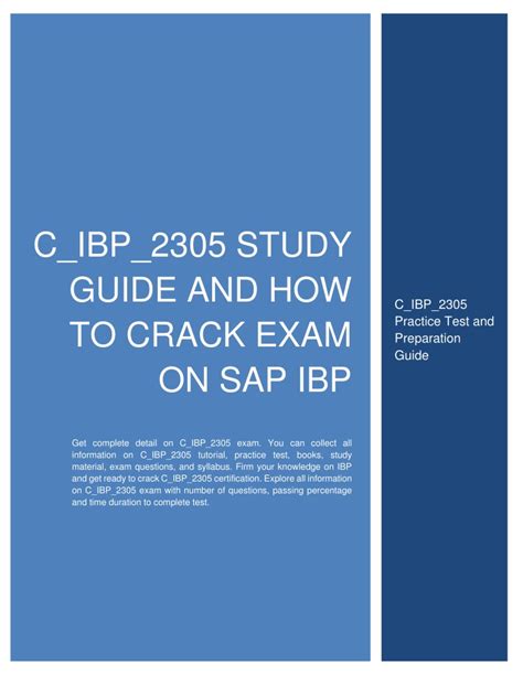 C_IBP_2305 Online Test