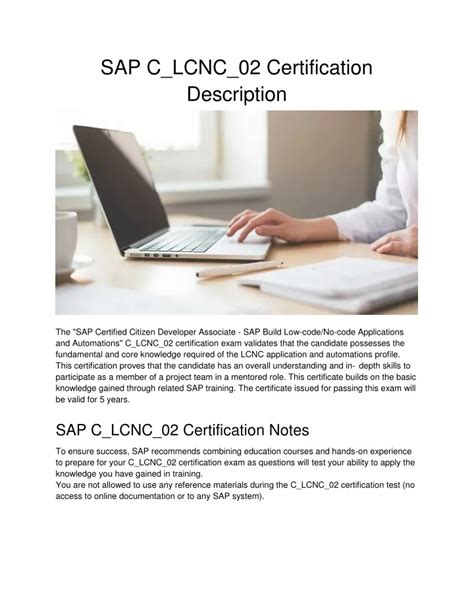C_LCNC_02 Zertifikatsfragen