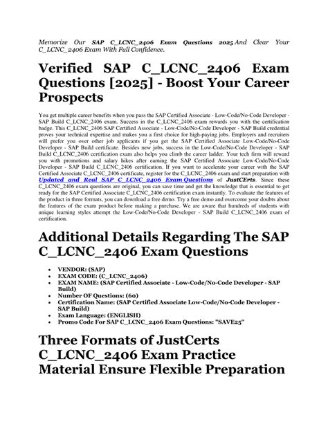 C_LCNC_2406 Sample Questions