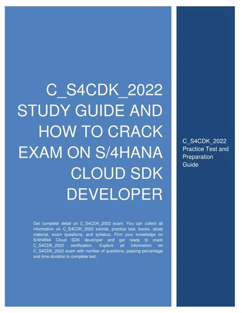 C_S4CDK_2022 Prüfungsübungen