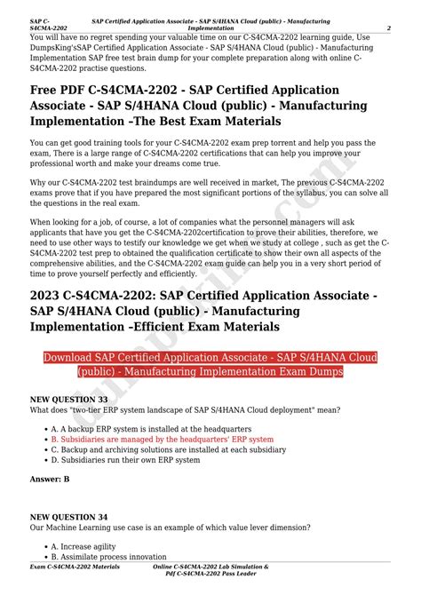 C_S4CMA_2202 PDF Demo