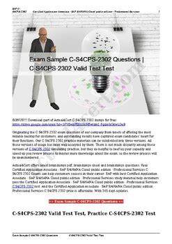 C_S4CPS_1911 Valid Test Testking