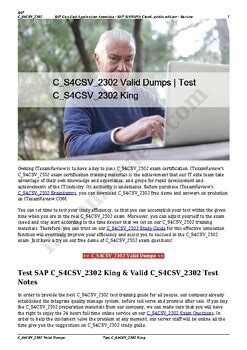 C_S4CSV_2308 Testking