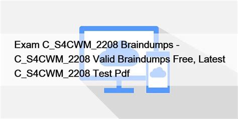 C_S4CWM_2105 Valid Test Pass4sure