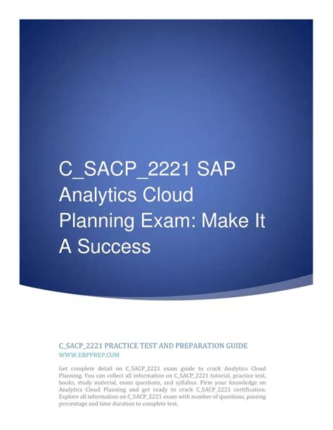 C_SACP_2221 Trainingsunterlagen