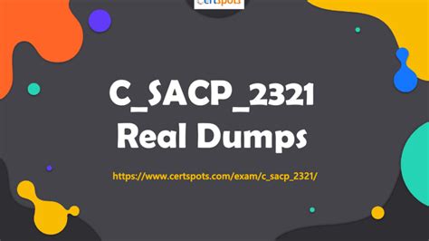 C_SACP_2321 Dumps