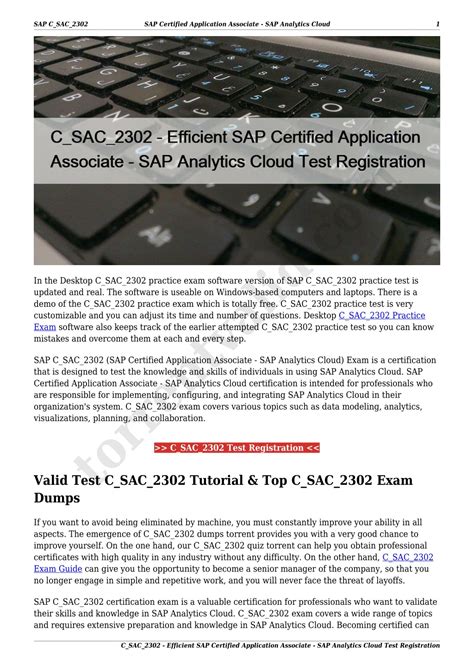 C_SAC_2302 PDF Testsoftware