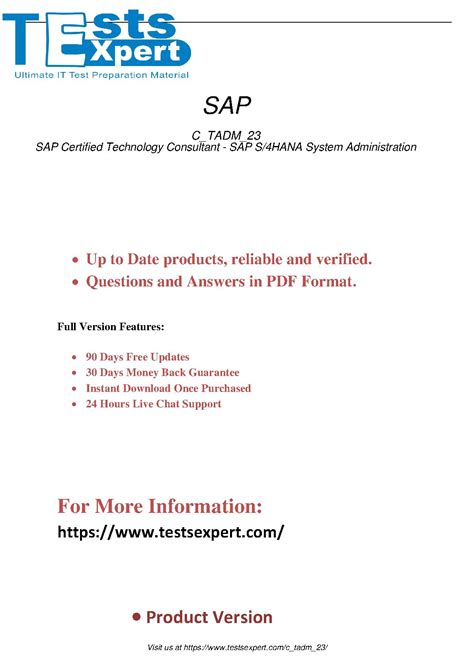 C_TADM_23 PDF Testsoftware