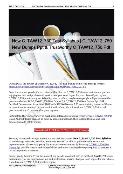 C_TAW12_750-KR Dumps