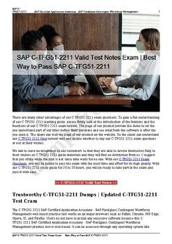 C_TFG51_2211 Exam