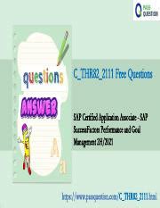 C_THR82_2111 Prüfungsfragen