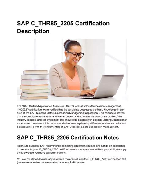 C_THR85_2105 Certification Questions