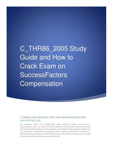 C_THR86_2205 Study Materials Review