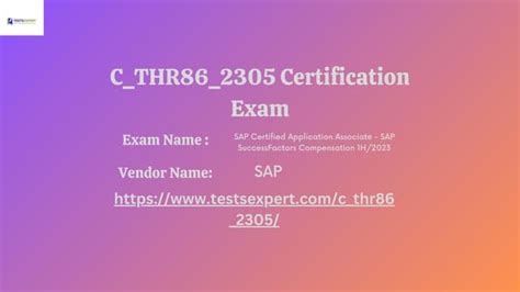C_THR86_2305 Prüfungs