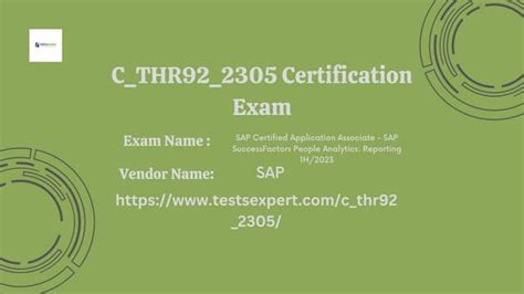 C_THR92_2305 Testfagen