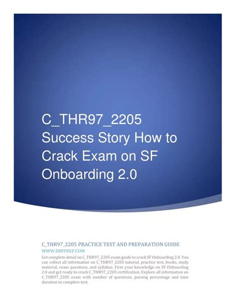 C_THR97_2205 Prüfungs Guide