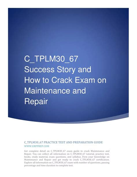C_TPLM30_67 Latest Test Report