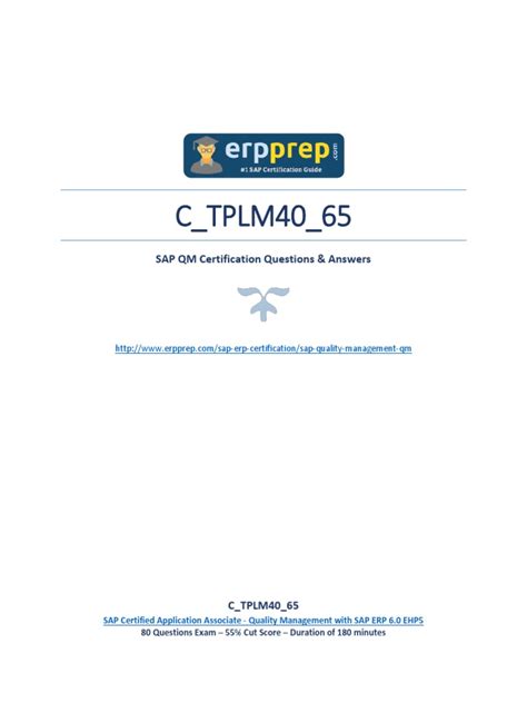 C_TPLM40_65 Prüfungsinformationen