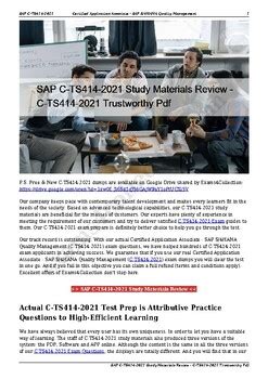 C_TS414_2021-Deutsch Prüfungsmaterialien