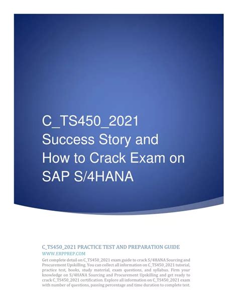 C_TS450_2021 PDF Demo