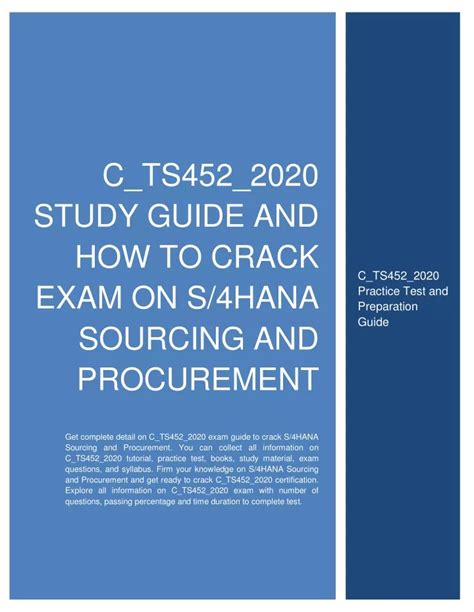 C_TS452_2020 Exam