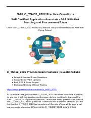 C_TS452_2022 PDF Demo