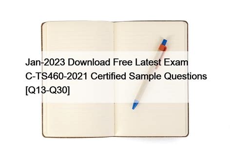 C_TS460_2021 Exam