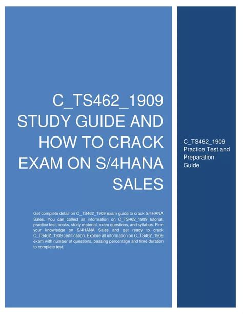 C_TS462_1909 Prüfungs Guide
