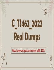 C_TS462_2022 Dumps.pdf