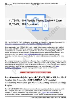 C_TS4FI_2020 Testing Engine