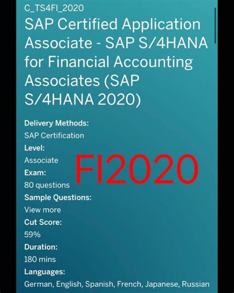 C_TS4FI_2020 Zertifizierung